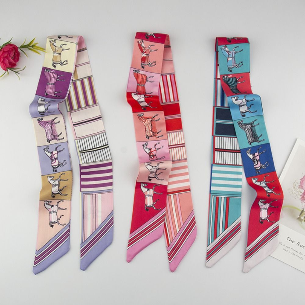 Nowy jedwabny szal z nadrukiem – Face Scarf Mask recenzja i cena