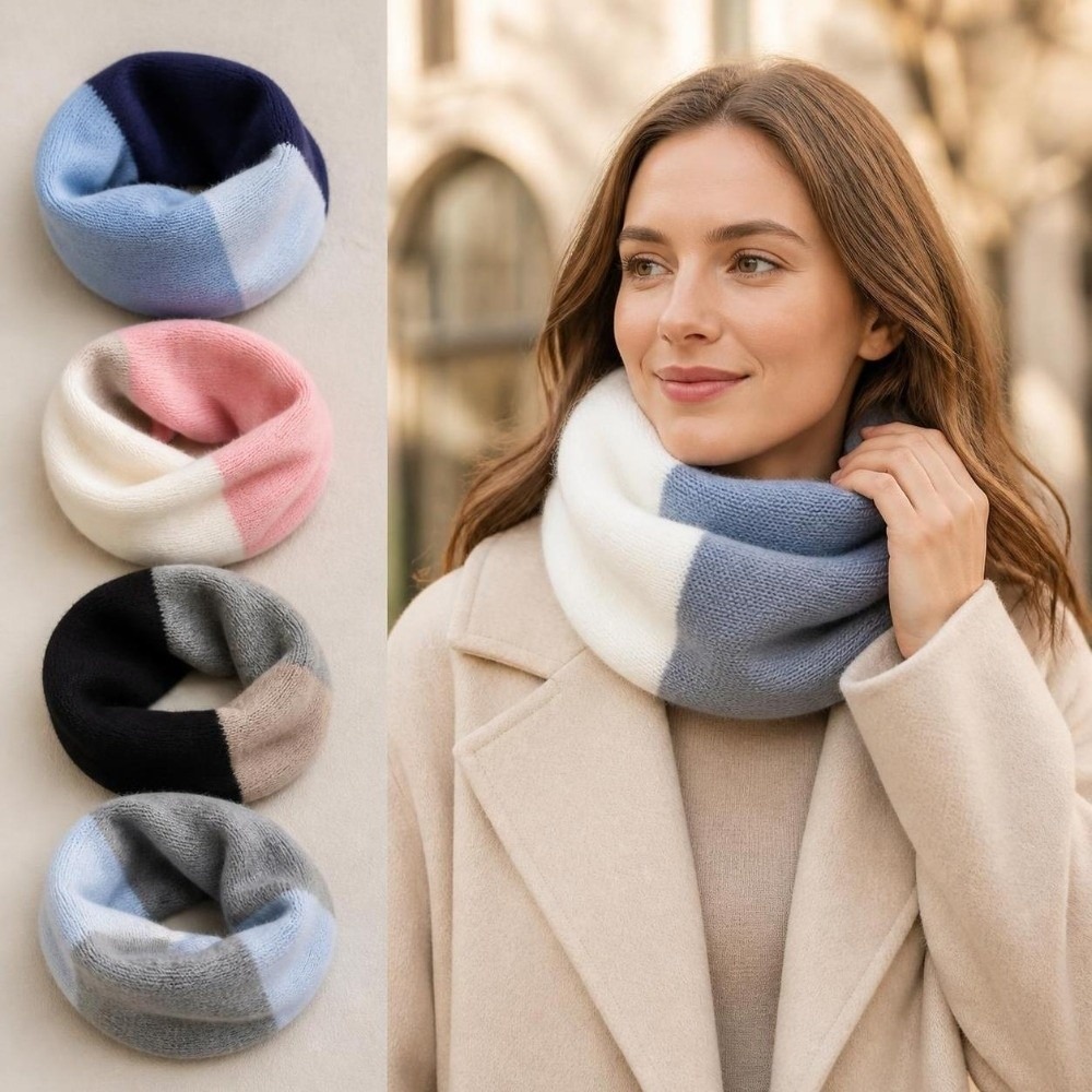 Miękki, elastyczny szalik z ef – Infinity Scarf Knit recenzja i cena