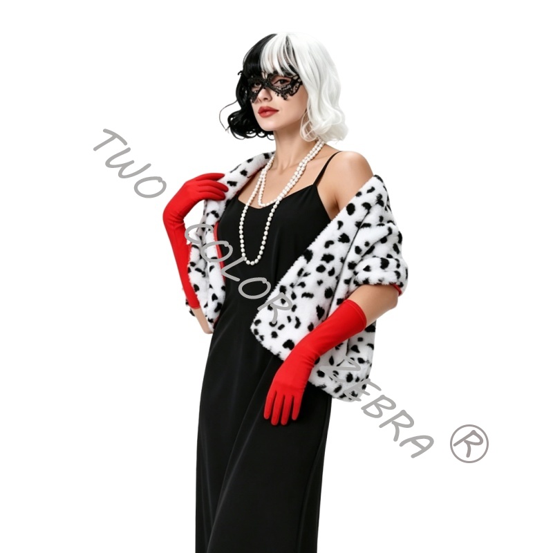 Cruella Deville przebranie na  – Face Scarf Mask recenzja i cena
